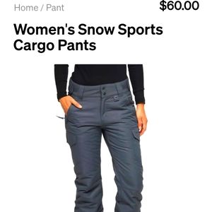Women's Arctic snow cargo pants